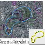 Parcours de la course de la Saint-Valentin