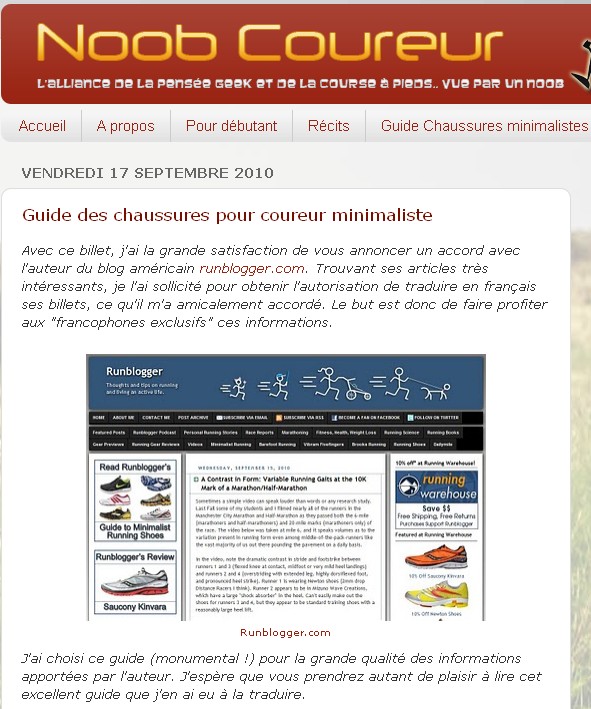 Guide des chaussures pour coureur minimaliste