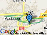 parcours Maubeuge - 10 kms Vauban