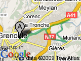 parcours 17,4 KM Grenoble ile d'amour