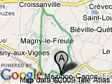 parcours Magny - Bissiere - Ouezy