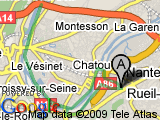 parcours Rueil - Le Pecq - A14 - Croissy - Chatou
