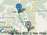 parcours montée sur la rosetta en rando 