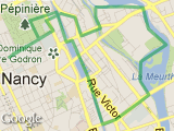 parcours Nancy 6 km