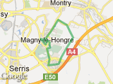 parcours Magny-Coutevroult-Bailly-Magny