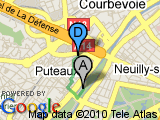 parcours Trajet piscine par pont de puteaux