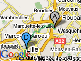 parcours Lille la citadelle - Wasquehal via La Deule, Marquette et La Marque