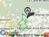 parcours Saint-Prix-en-Morvan - Circuit VTT n° 6 (Mont Beuvray / balisage noir)