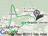 parcours La Grande Verrière - Circuit VTT n° 15 via Saint-Prix-en-Morvan (balisage rouge)