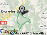 parcours Digne-Les-Bains