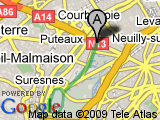 parcours 1 tour de Longchamps