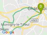 parcours Villette, Landelies-Sambre, Montignies-le-Tilleil, Mont-sur-Marchienne, Villette.