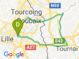 parcours Tournai par leers