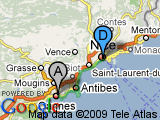 parcours Marathon des Alpes-Maritimes 2009