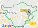 parcours Coulaines - St Pavace 1 D+190m