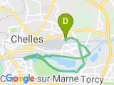 parcours Marne - Iles Chelles - Nestle - Gare