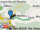 parcours Custines Faulx