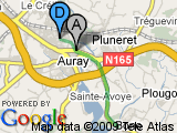 parcours Auray - le bono 10 kms