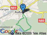 parcours Autun 3 (Croix de la Libération - Montjeu - Sentier botanique)