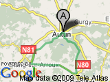 parcours Autun VTT 2 (boucle via la vallée de l'Arroux-Mesvrin)