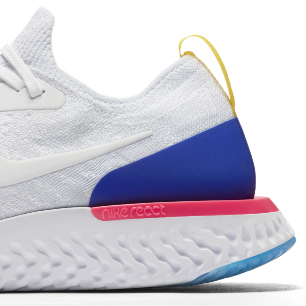 nike epic react flyknit 2 triple white