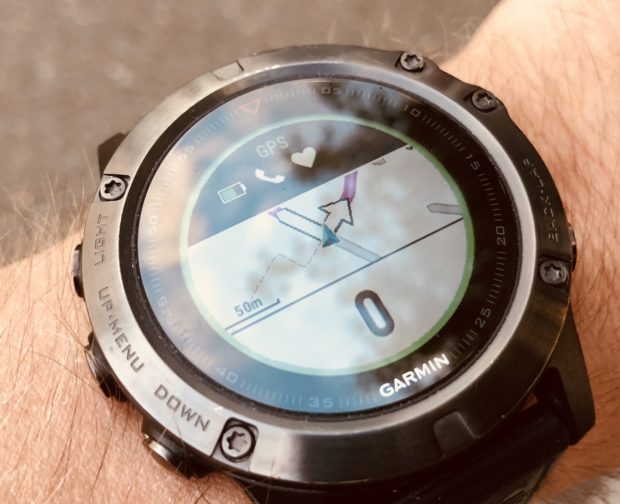 trouver un itineraire avec une Garmin Fenix 5 partie 12