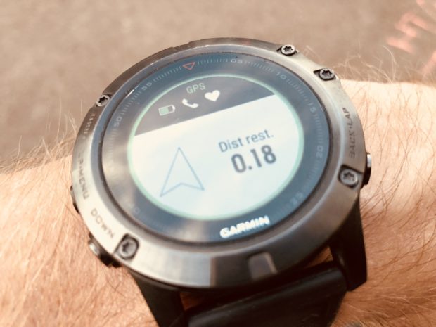 trouver un itineraire avec une Garmin Fenix 5 partie 13