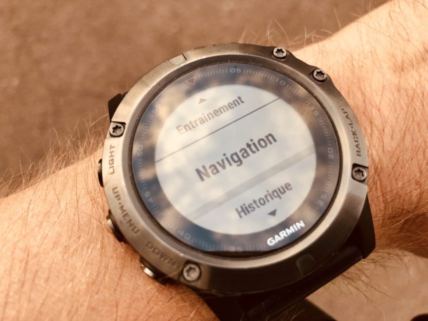 trouver un itineraire avec une Garmin Fenix 5 partie 4