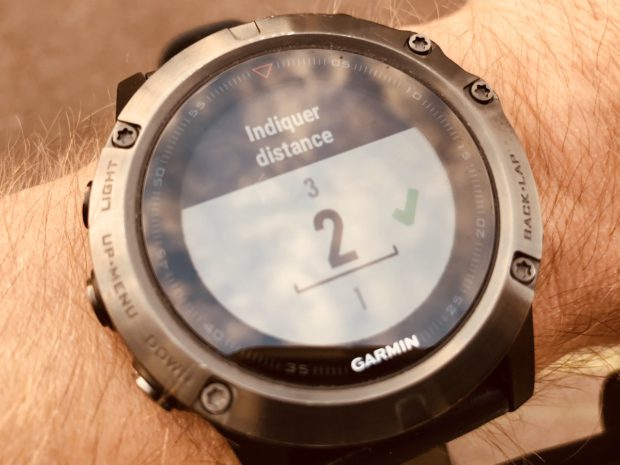 trouver un itineraire avec une Garmin Fenix 5 partie 6