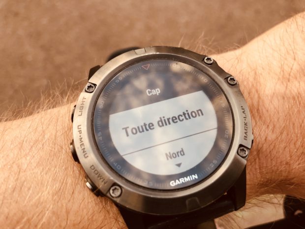 trouver un itineraire avec une Garmin Fenix 5 partie 7