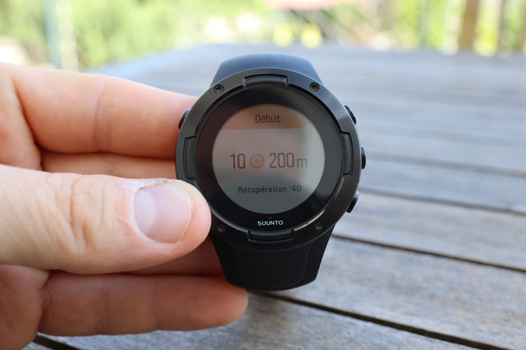 fractionnés Suunto 5