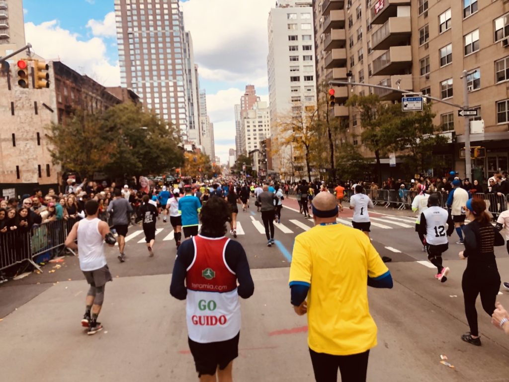 l'ambiance du marathon de new-york