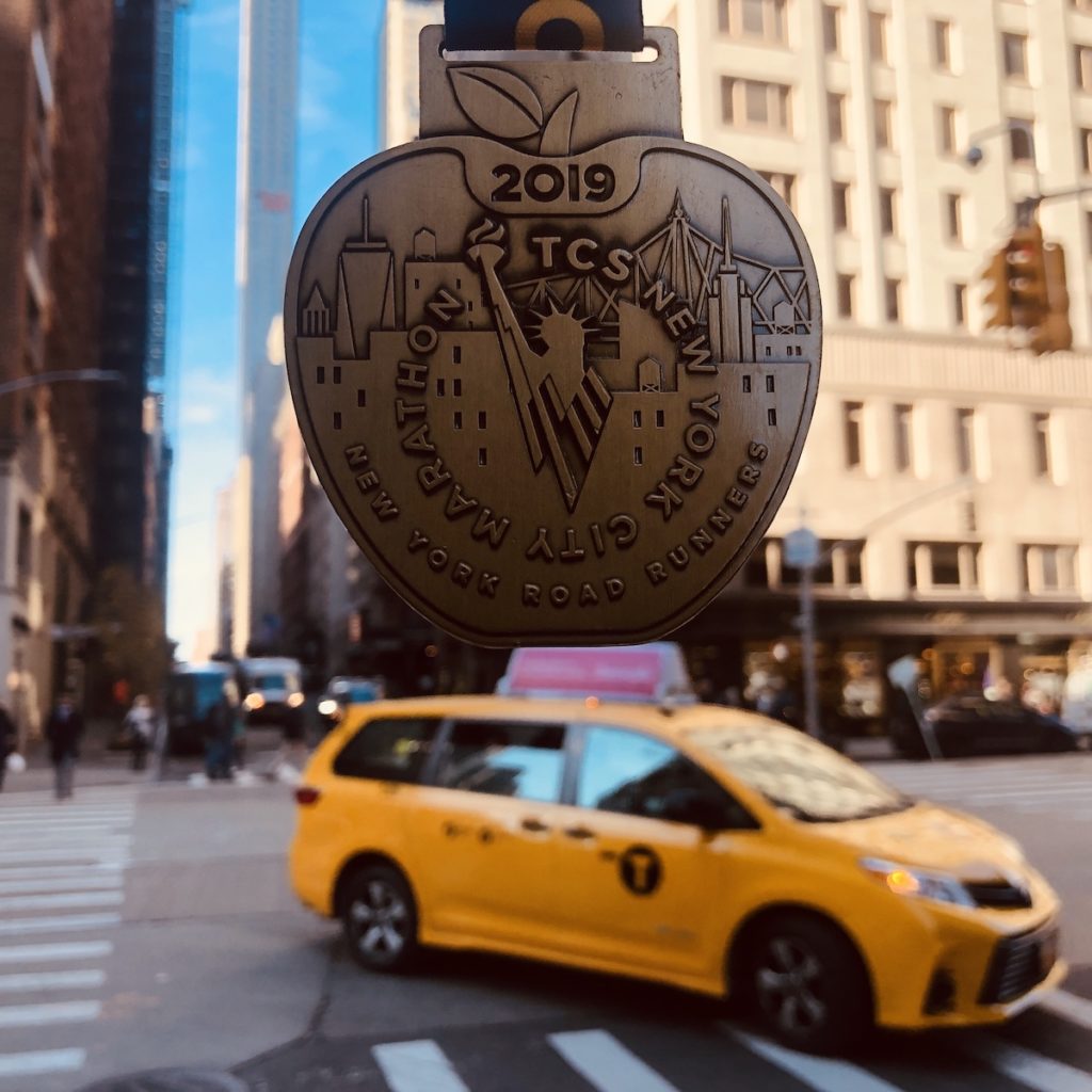 medaille marathon new-york 2019