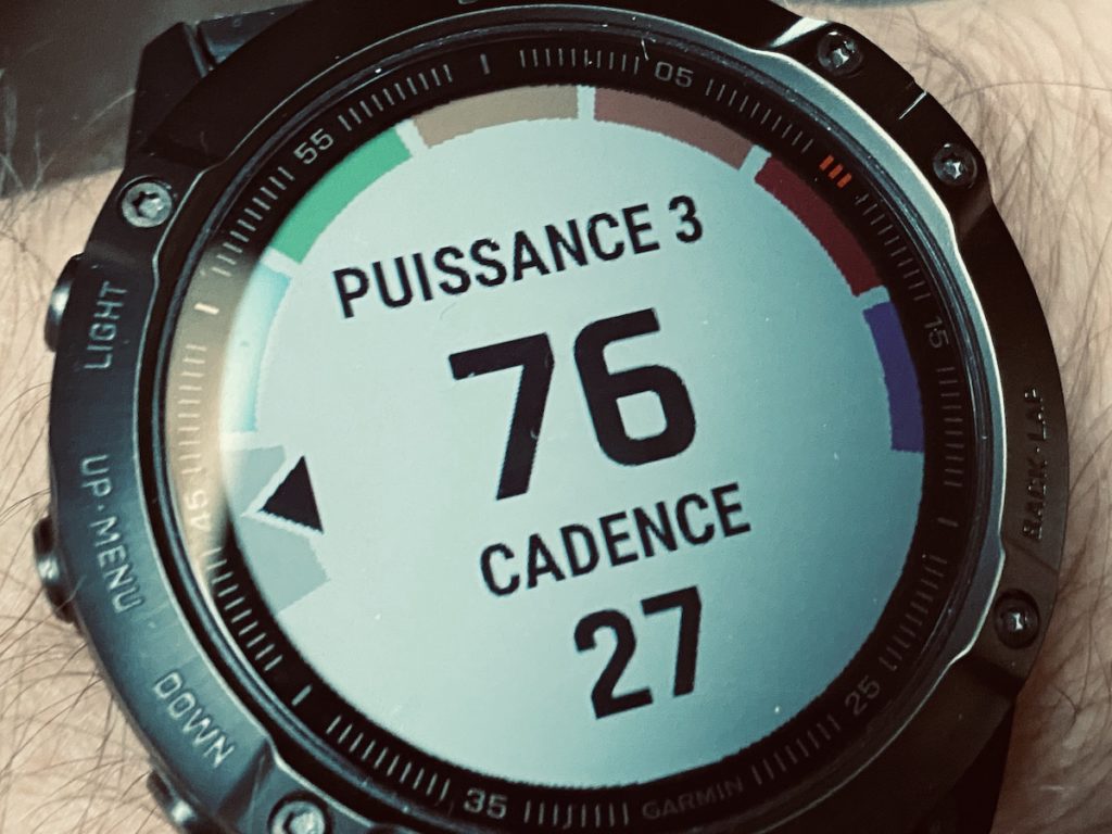 jauge puissance garmin fenix 6