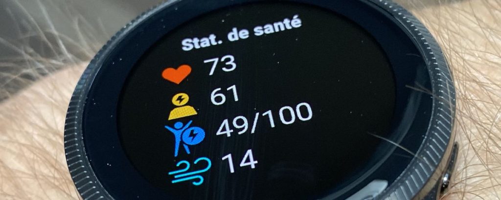 données de santé Garmin Venu