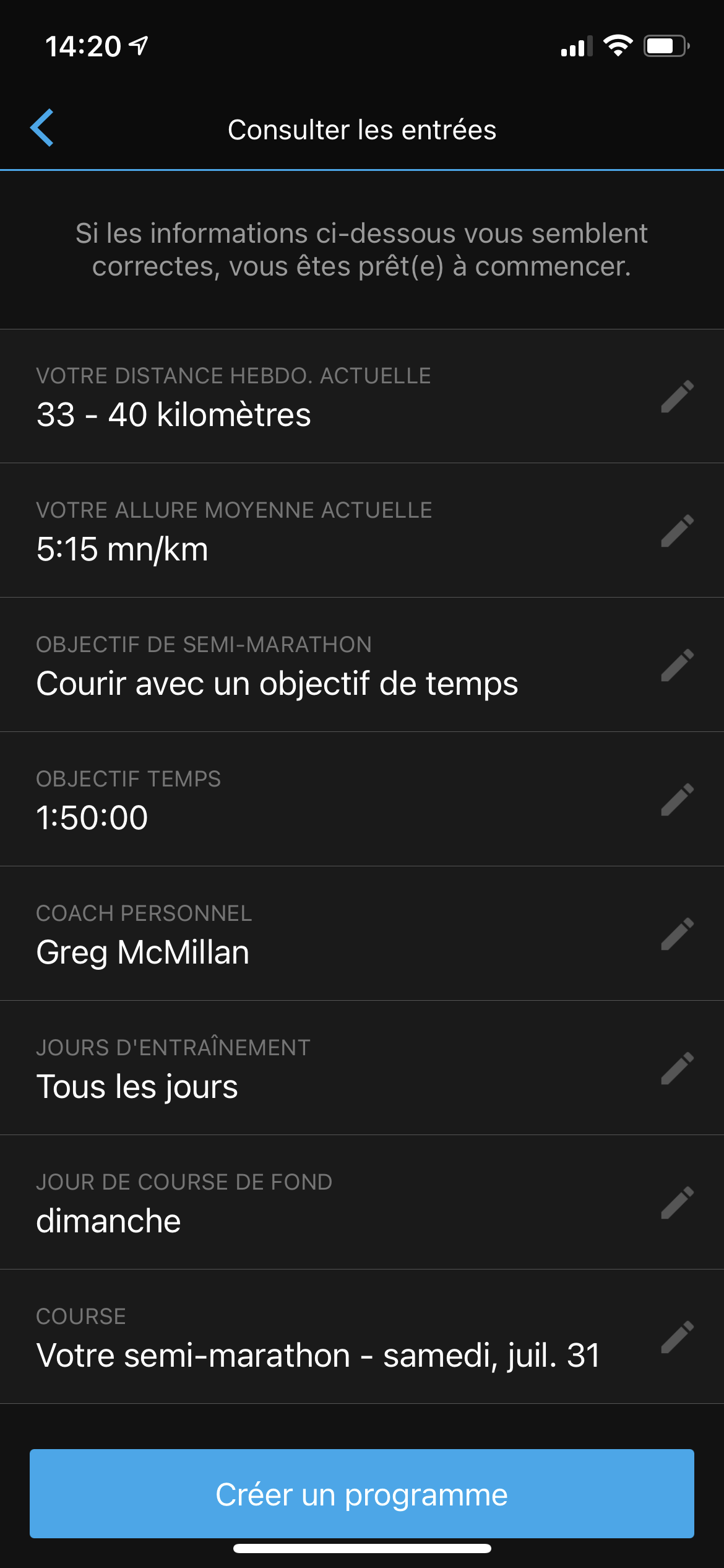 votre programme d'entraînement sur Garmin Connect - Garmin