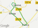 parcours Evrecy Bougy Chemin de la bruyère