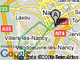 parcours Tour de Nancy via Brabois / Villers