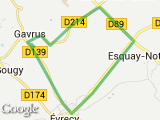 parcours Gavrus Baron Esquay Evrecy Gavrus