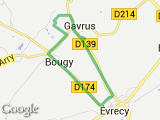 parcours Gavrus Evrecy Bougy Gavrus