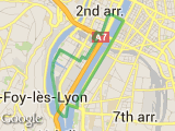 parcours Quais Saone à Rhone