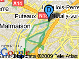 parcours Tour Boulogne 19km