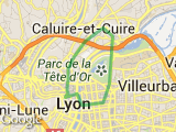 parcours caluire croix rousse 13/11/11