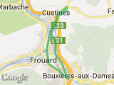 parcours CUSTINES Frouard