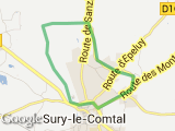 parcours Sury - 7,5 km