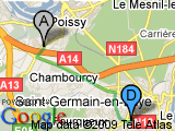 parcours départ vtt poissy