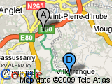 parcours Villefranque - Pont Autoroute A/R