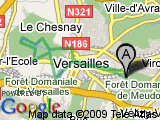 parcours VERSAILLES CHATEAU + PT ETANG 17.10 Kms