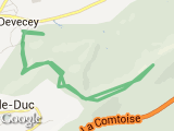 parcours Devecey La Dame Blanche