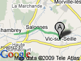 parcours Vic-sur-Seille - Salonnes - Chambrey